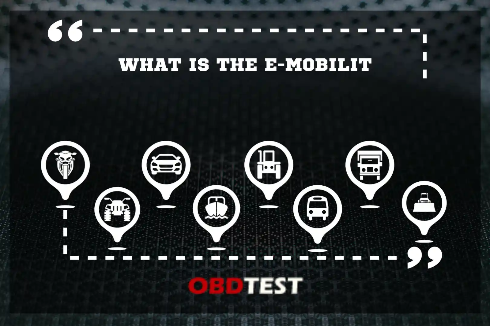 What is the e-mobility?
