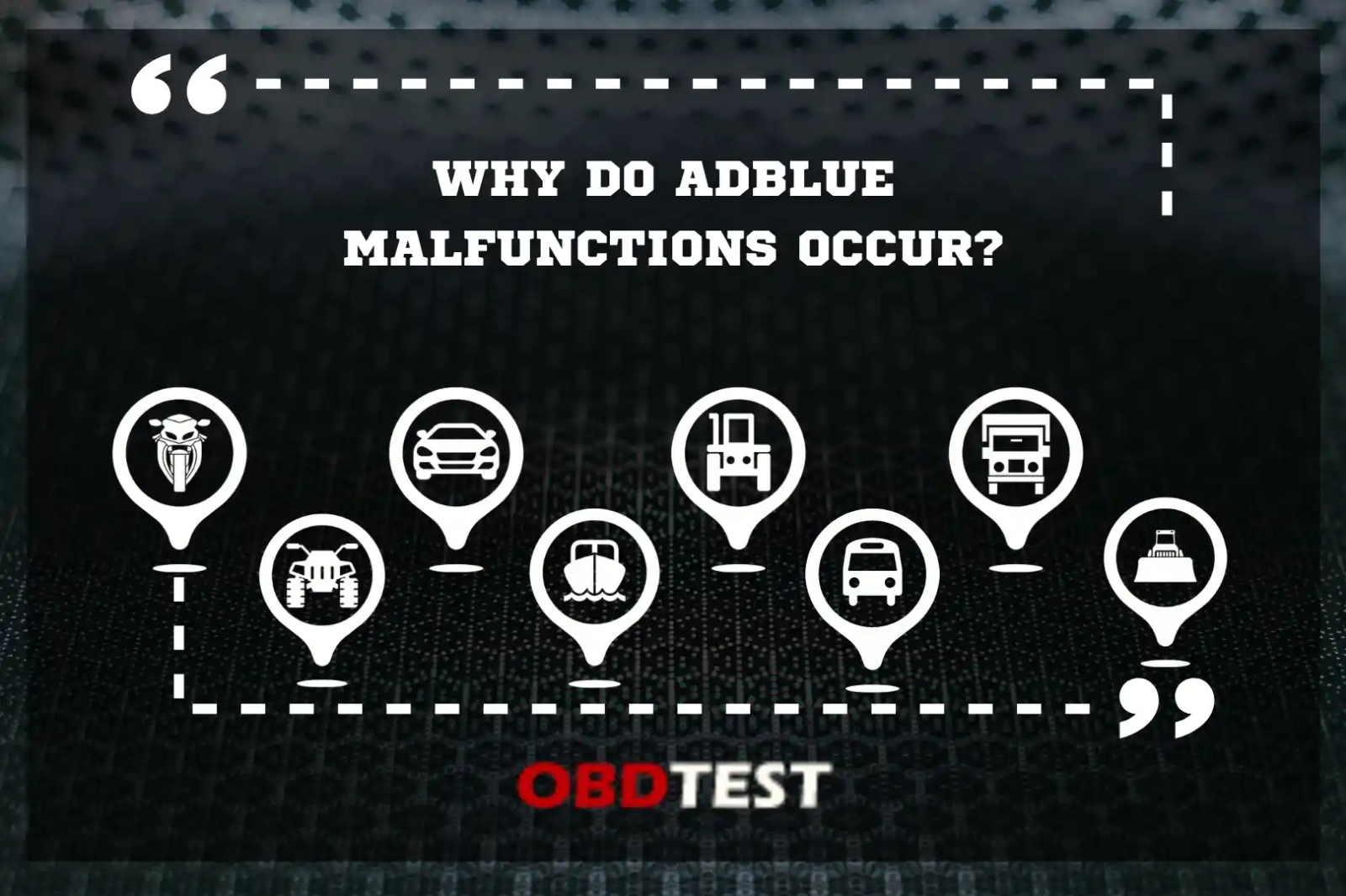 Why do Adblue malfunctions occur?