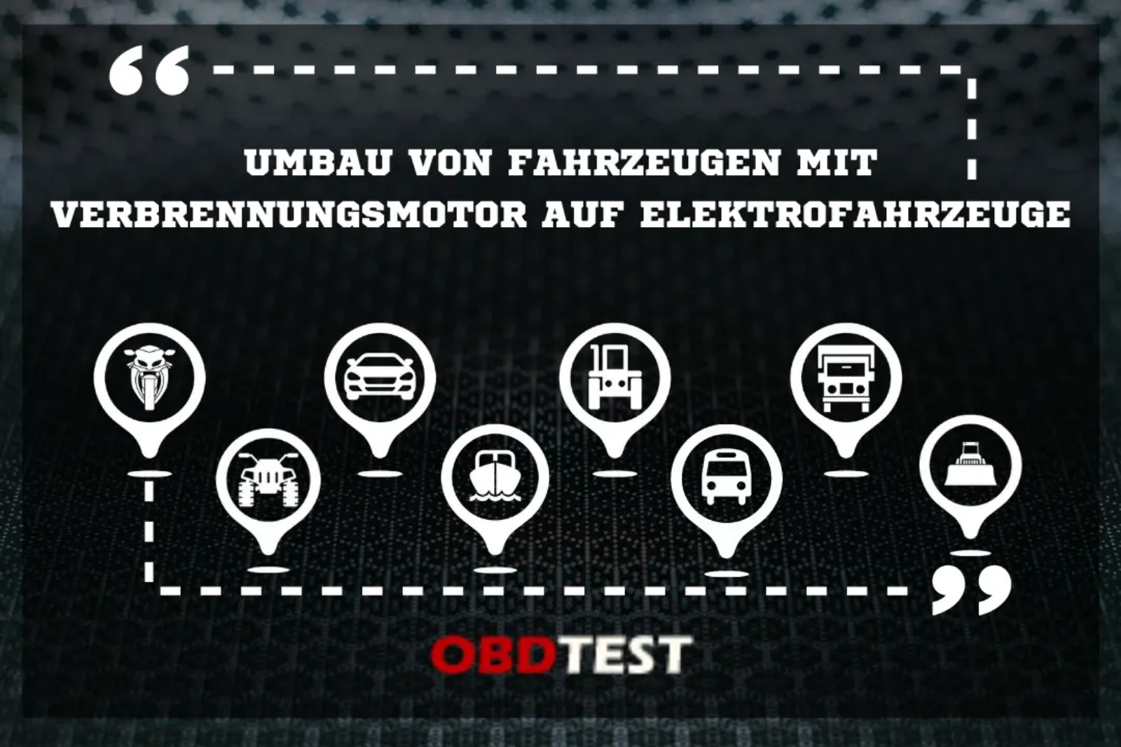 Umbau von Fahrzeugen mit Verbrennungsmotor auf Elektrofahrzeuge