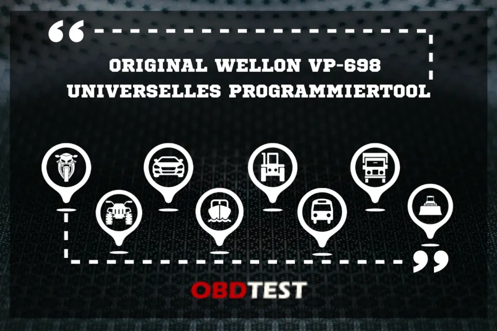 Original Wellon VP-698 Universelles Programmiertool