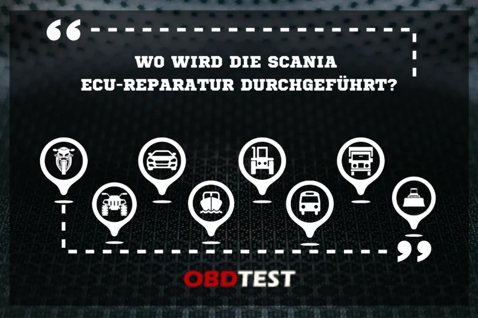 Wo wird die Scania ECU-Reparatur durchgeführt?