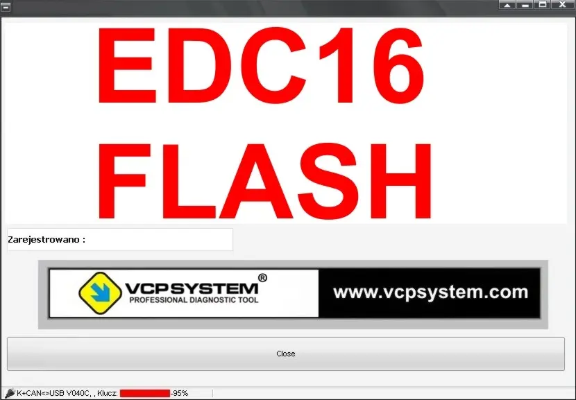 Vcpcan Pro Edc 16 blinkt