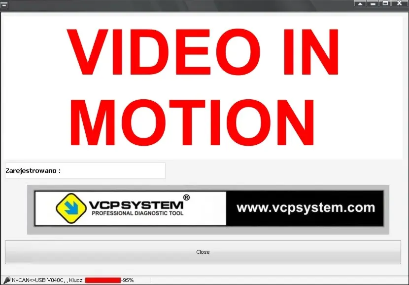 VcpCan ProVIMN Video in Motion Manager